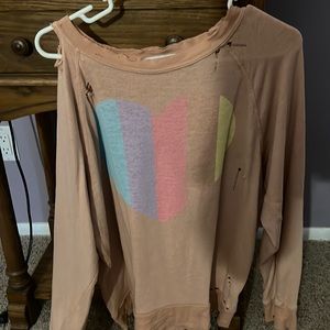 Vintage WILDFOX sweatshirt - destructed + super cozy.